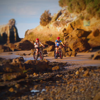 Gannet Bikes, Cape Kidnappers, Hawke's Bay, New Zealand